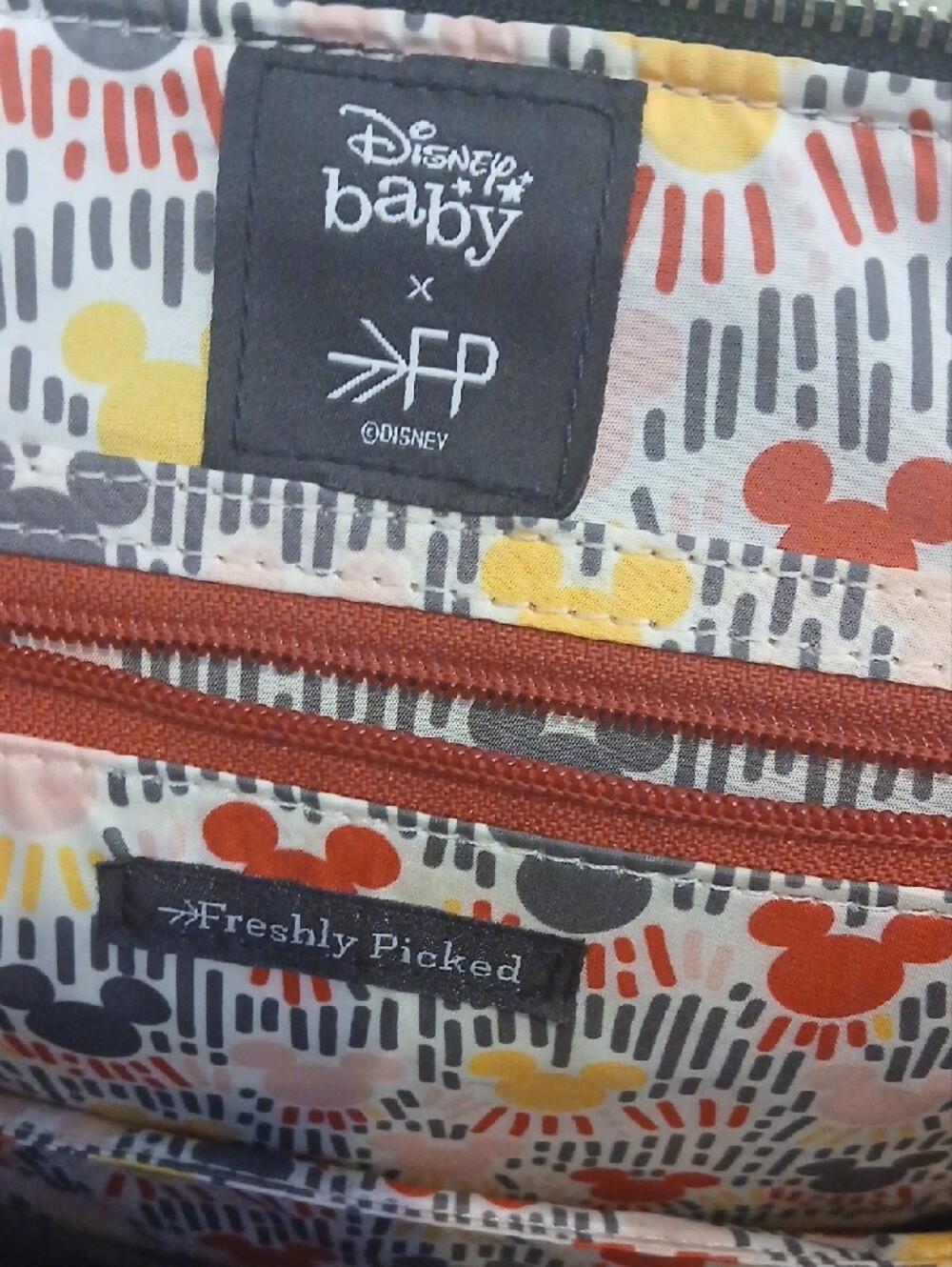 Disney Mickey Mania Freshly Picked Classic Diaper Bag II - Picture 6 of 9